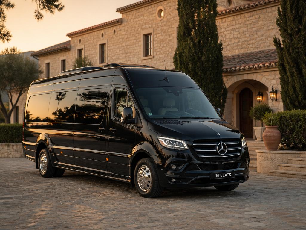 Premium VELORA mini bus for up to 16 passengers