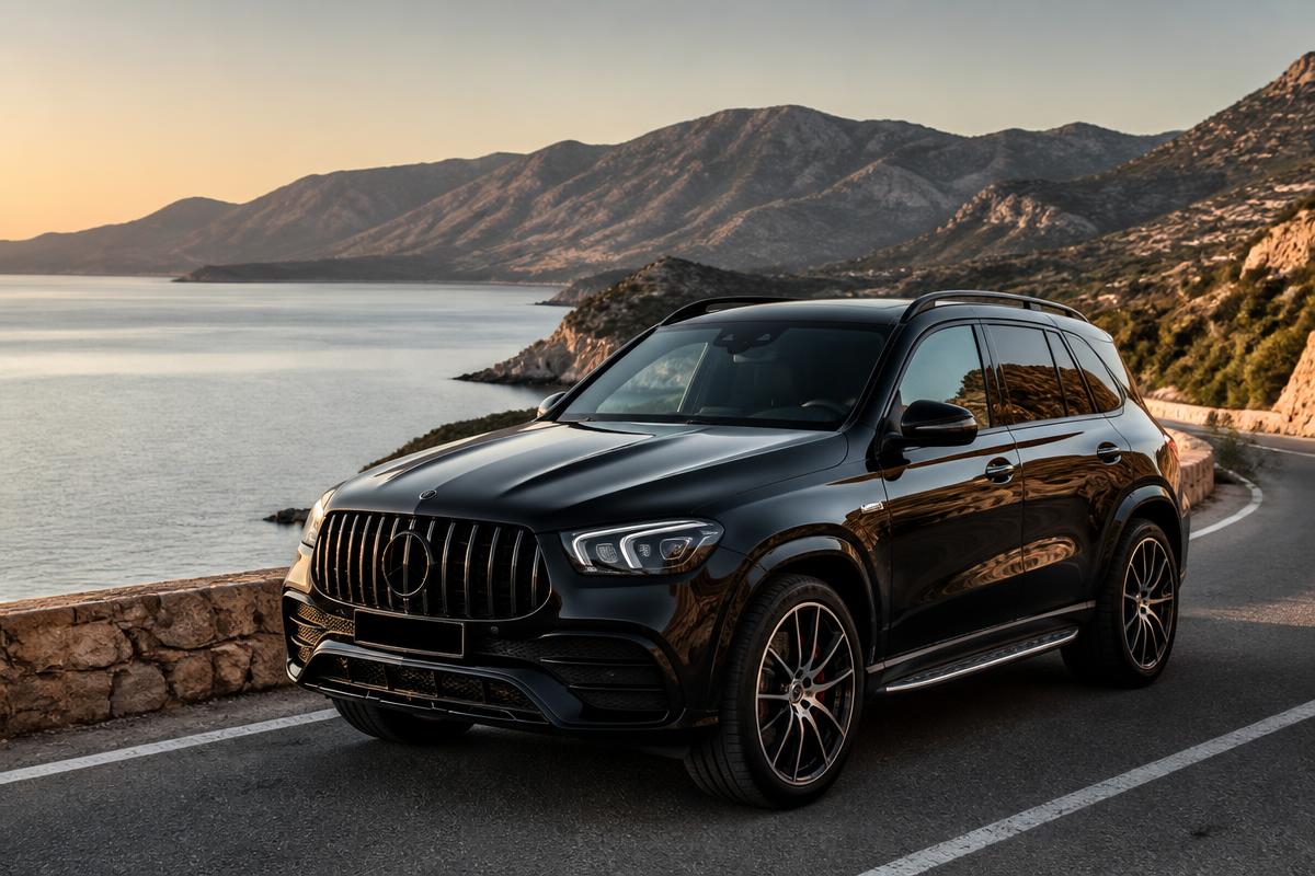 Premium VELORA SUV on a coastal road